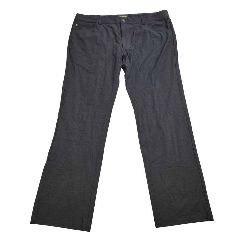Linksoul Boardwalker Golf Pants Mens 38 Grey Stretch Lightweight Coastal New